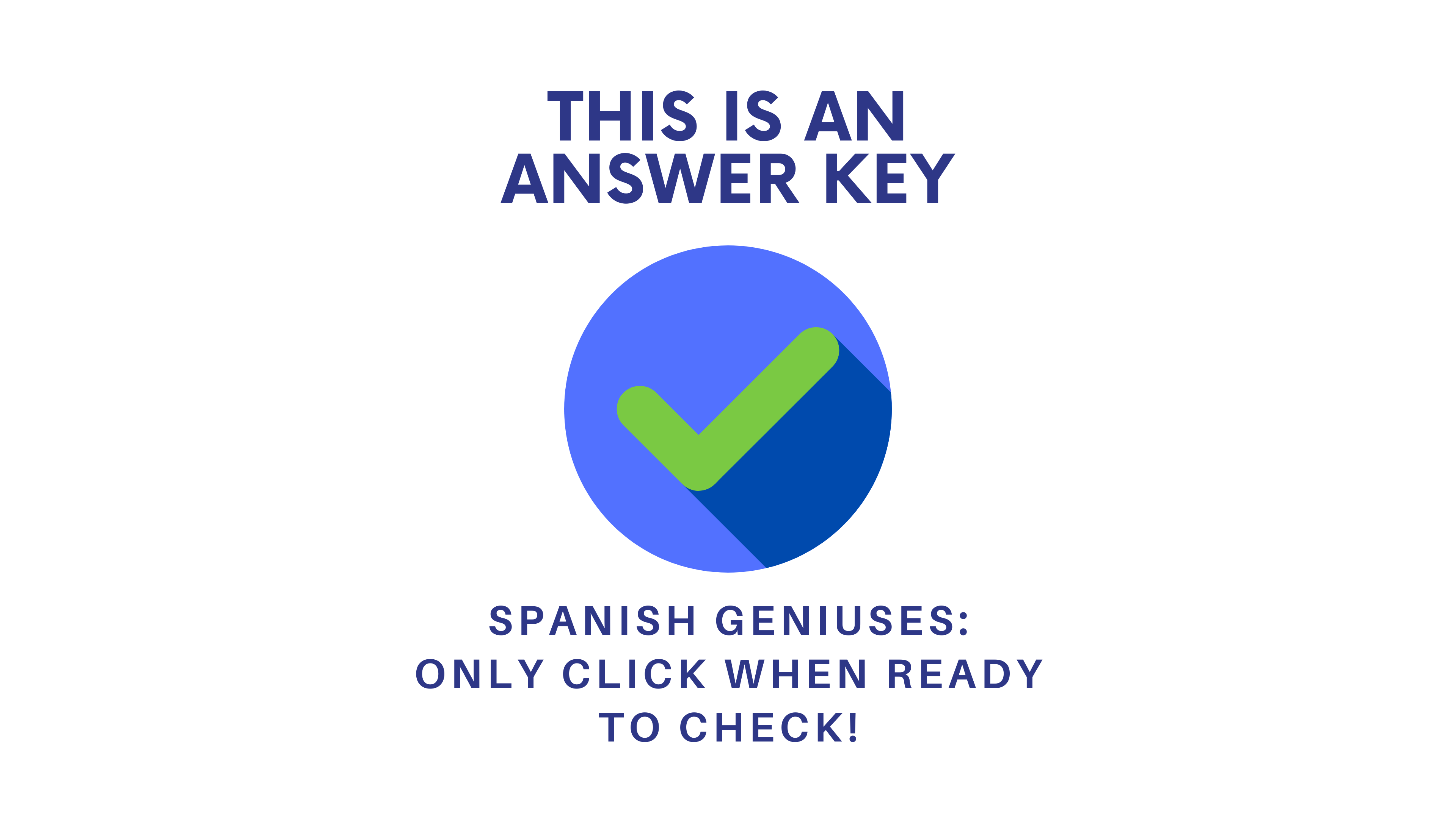 Final Exam Oral Portion Answer Key + Options