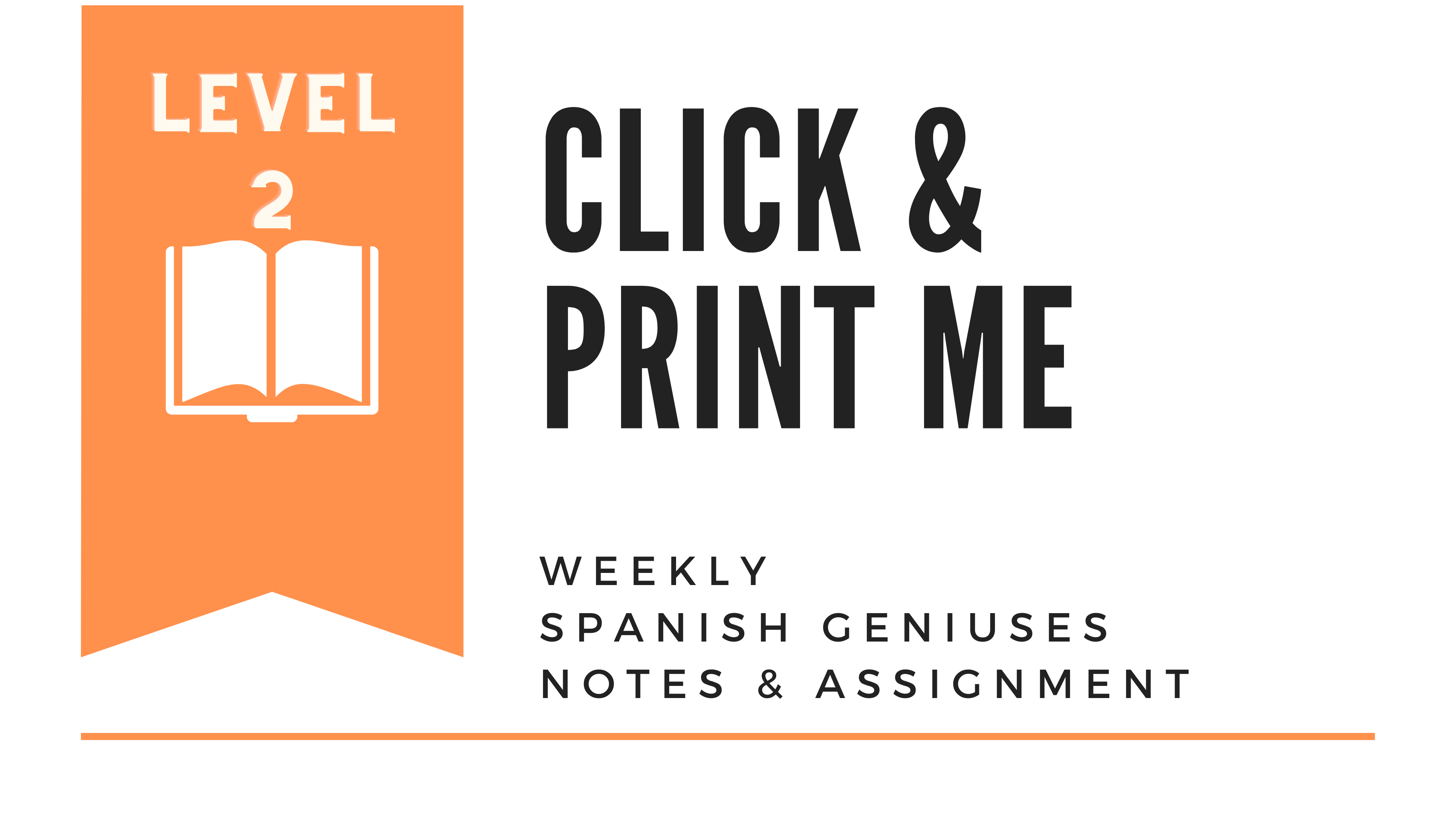 Spanish Geniuses (Los genios españoles) Complete Guide Book Level 2