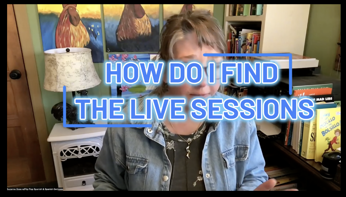 Where are the Bonus Live Sessions?