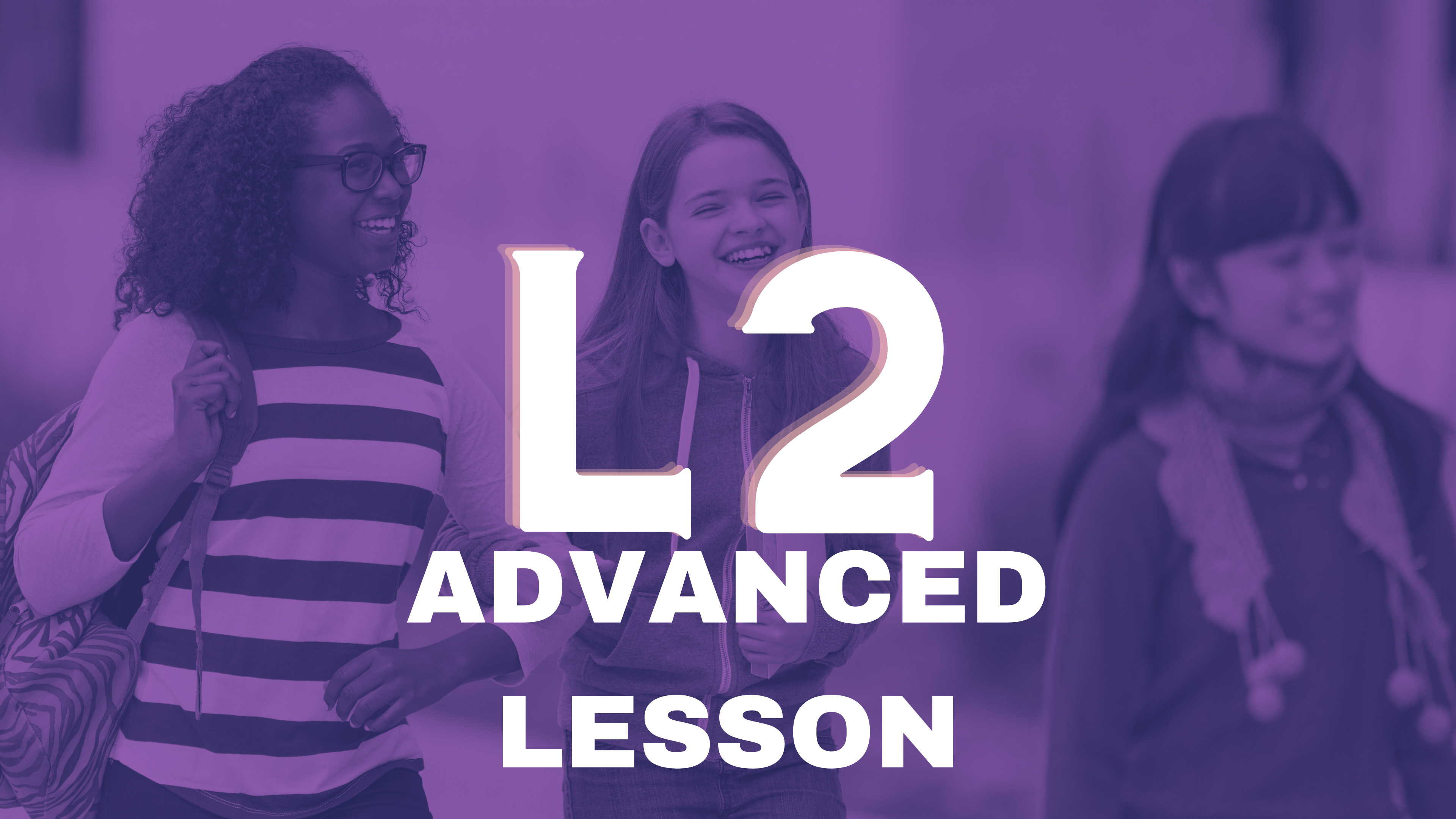 Juniors Lesson 02 Advanced