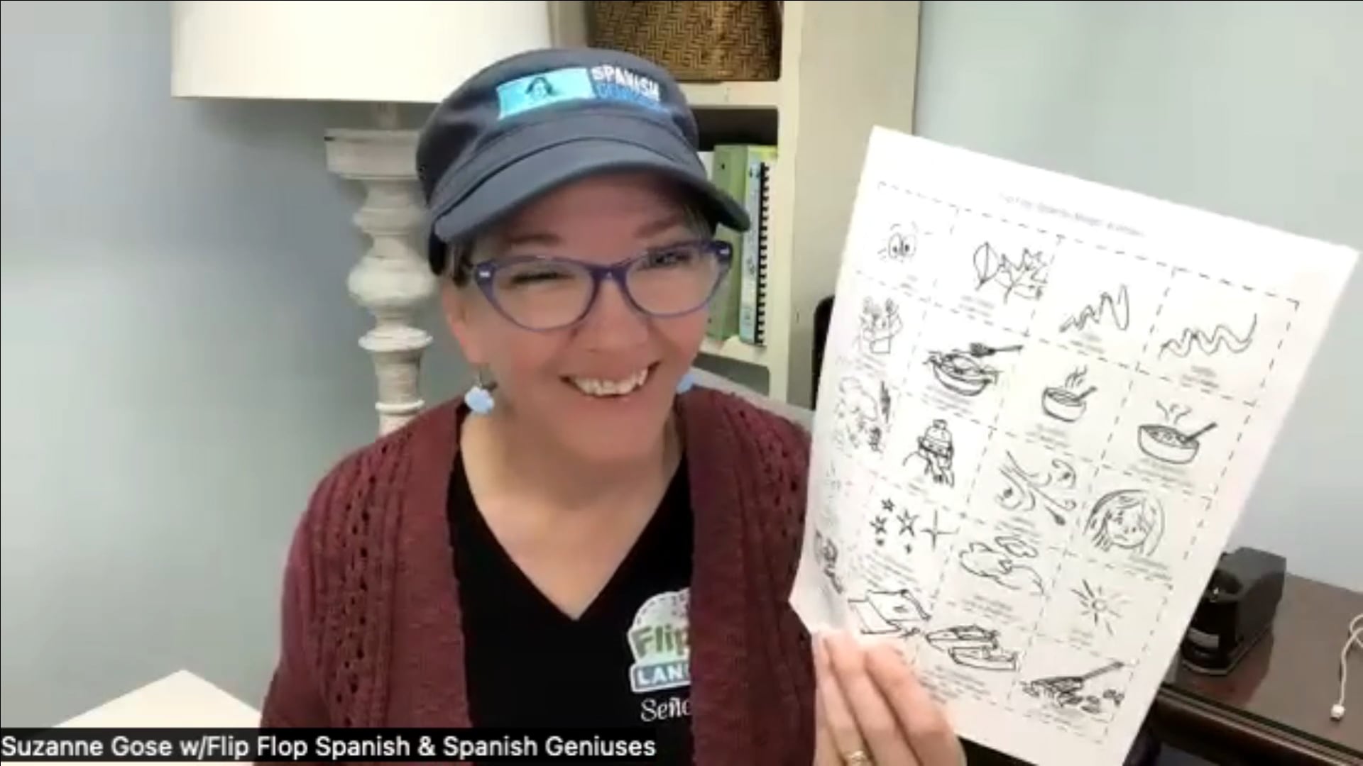 Spanish Geniuses Zoom Session Game Day Autumn Oct 24