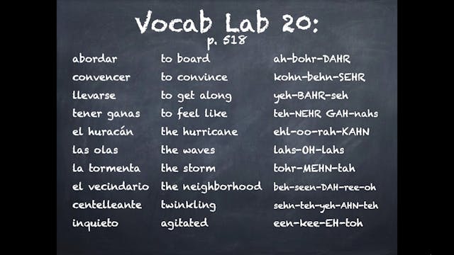SGSG Level 2 Lesson 20 Vocab Lab