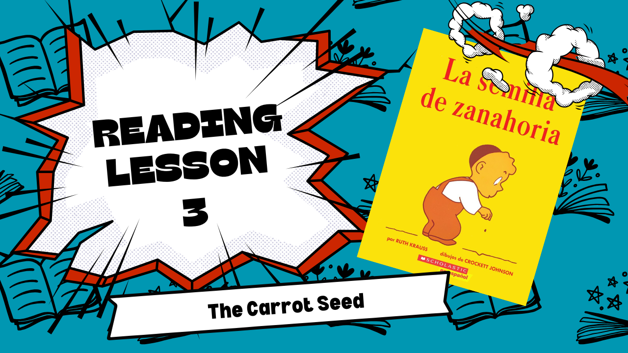 Juniors Reading Lesson 3 - The Carrot Seed