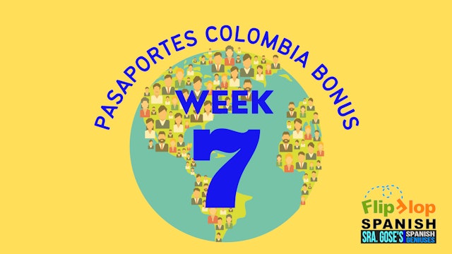 Spanish Geniuses Juniors: Pasaportes Week 7