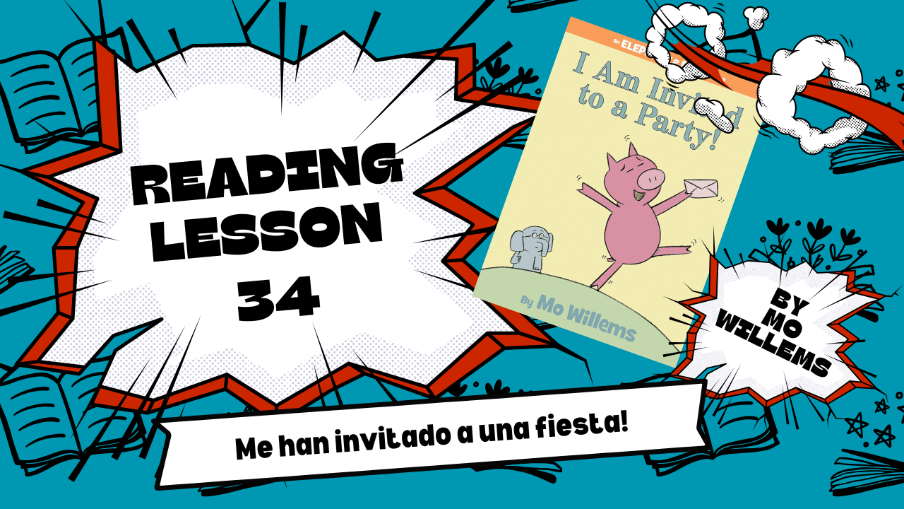 Juniors Spanish Reading Lesson 34: Me han invitado a una fiesta