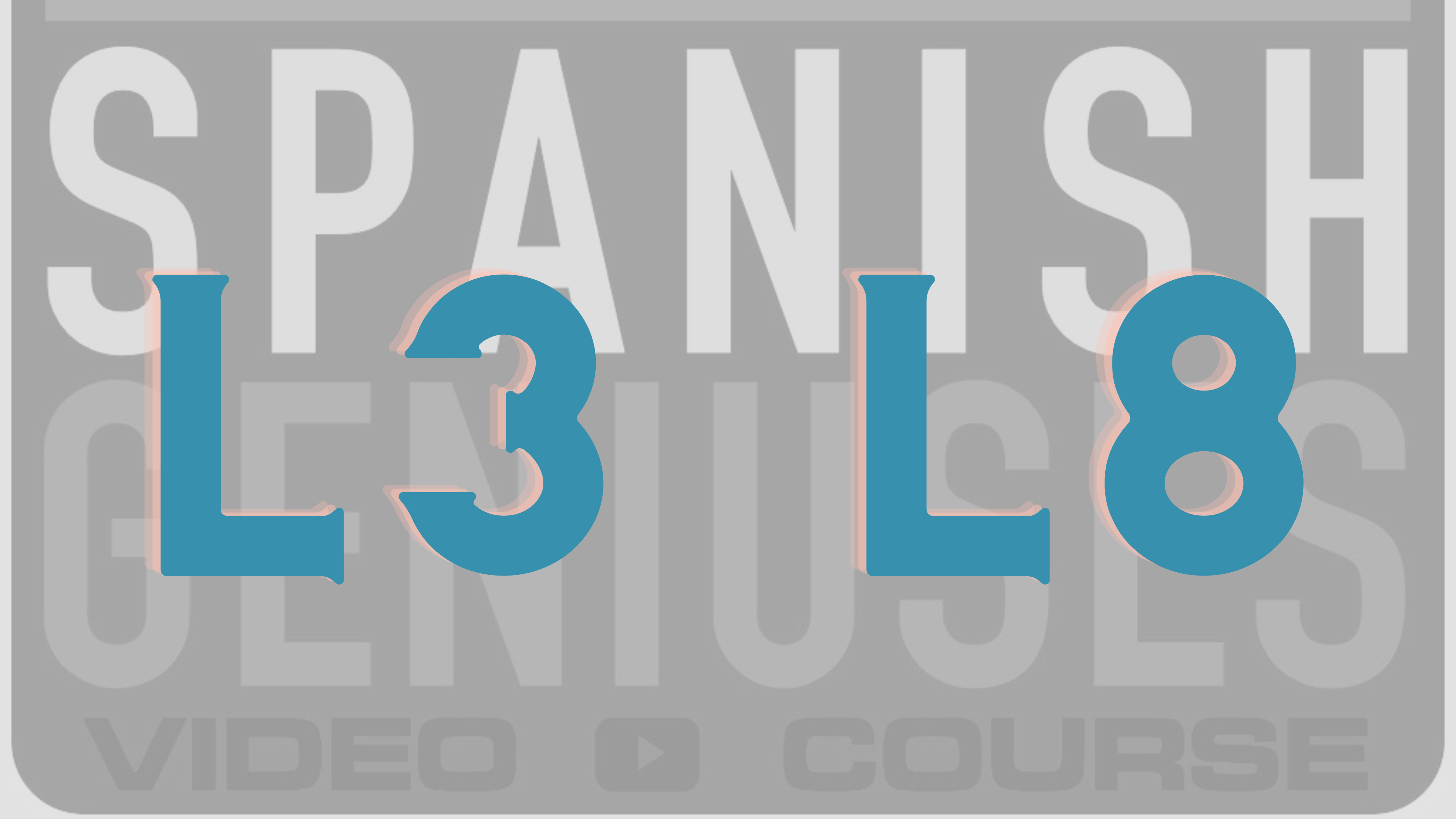 Spanish Geniuses Level 3 Lesson 8: Spanish Novel Listening and Discussion Cap. 3