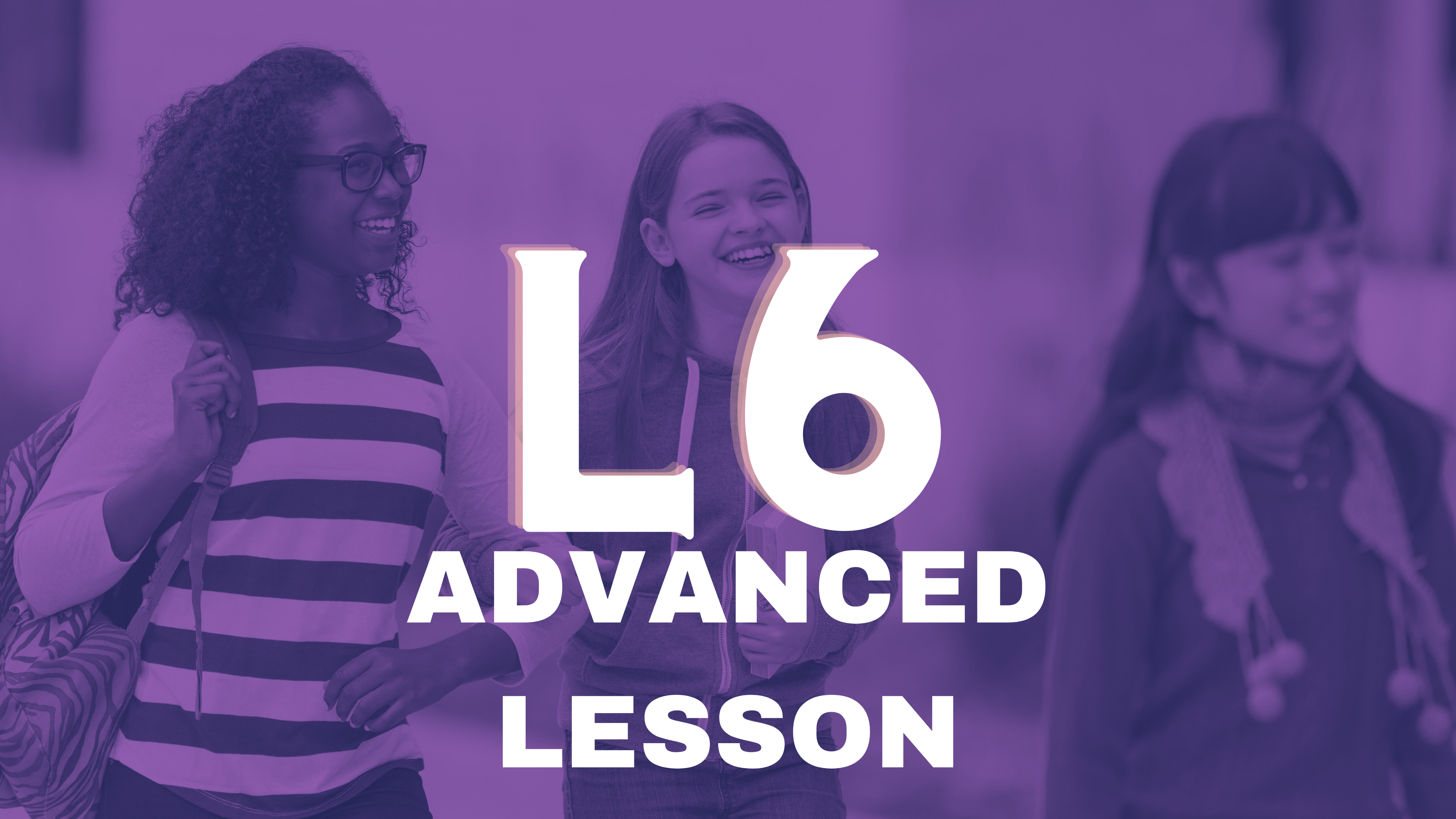 Juniors Lesson 06 Advanced