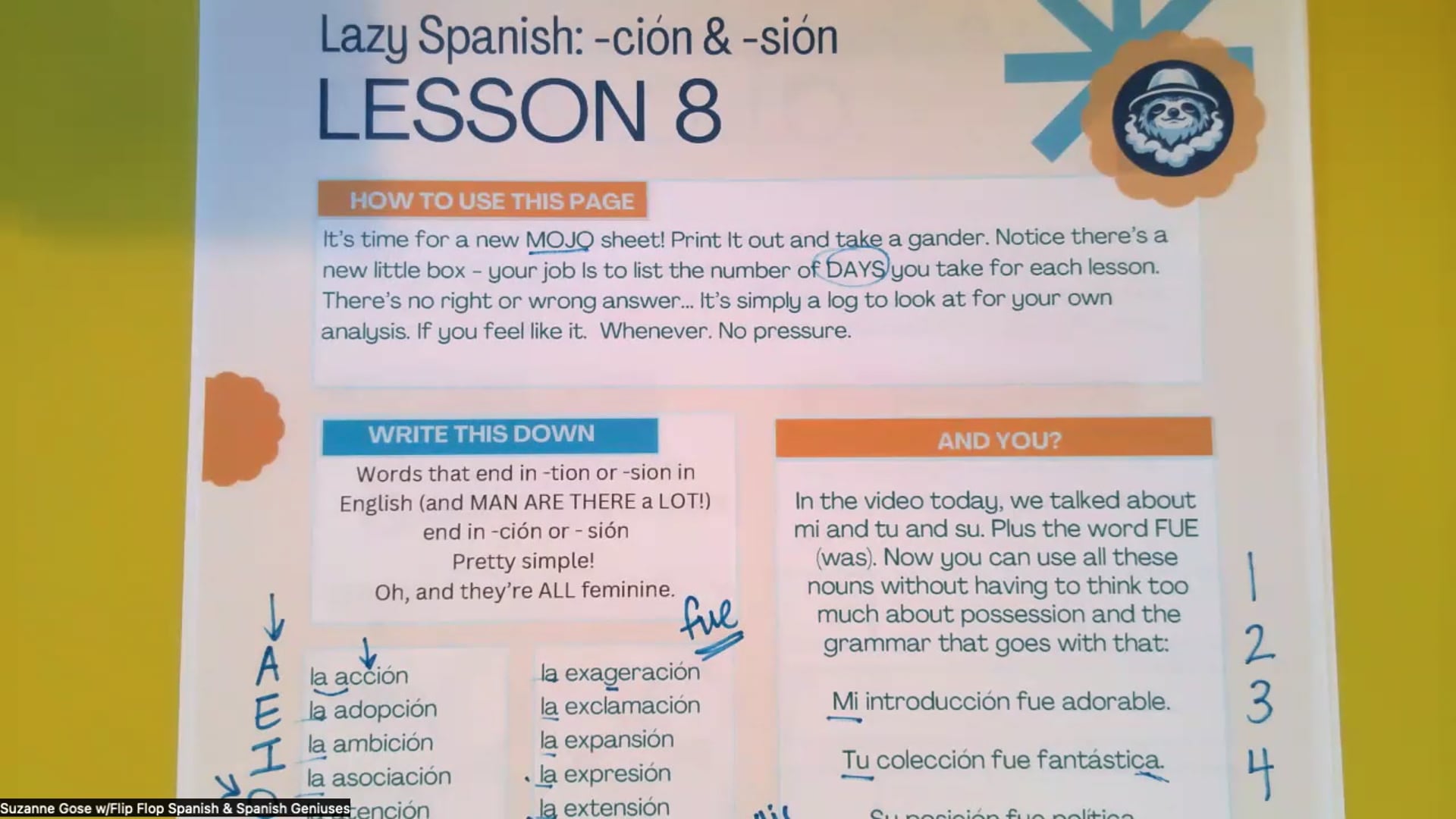 Video 3: Follow up on the MOJO