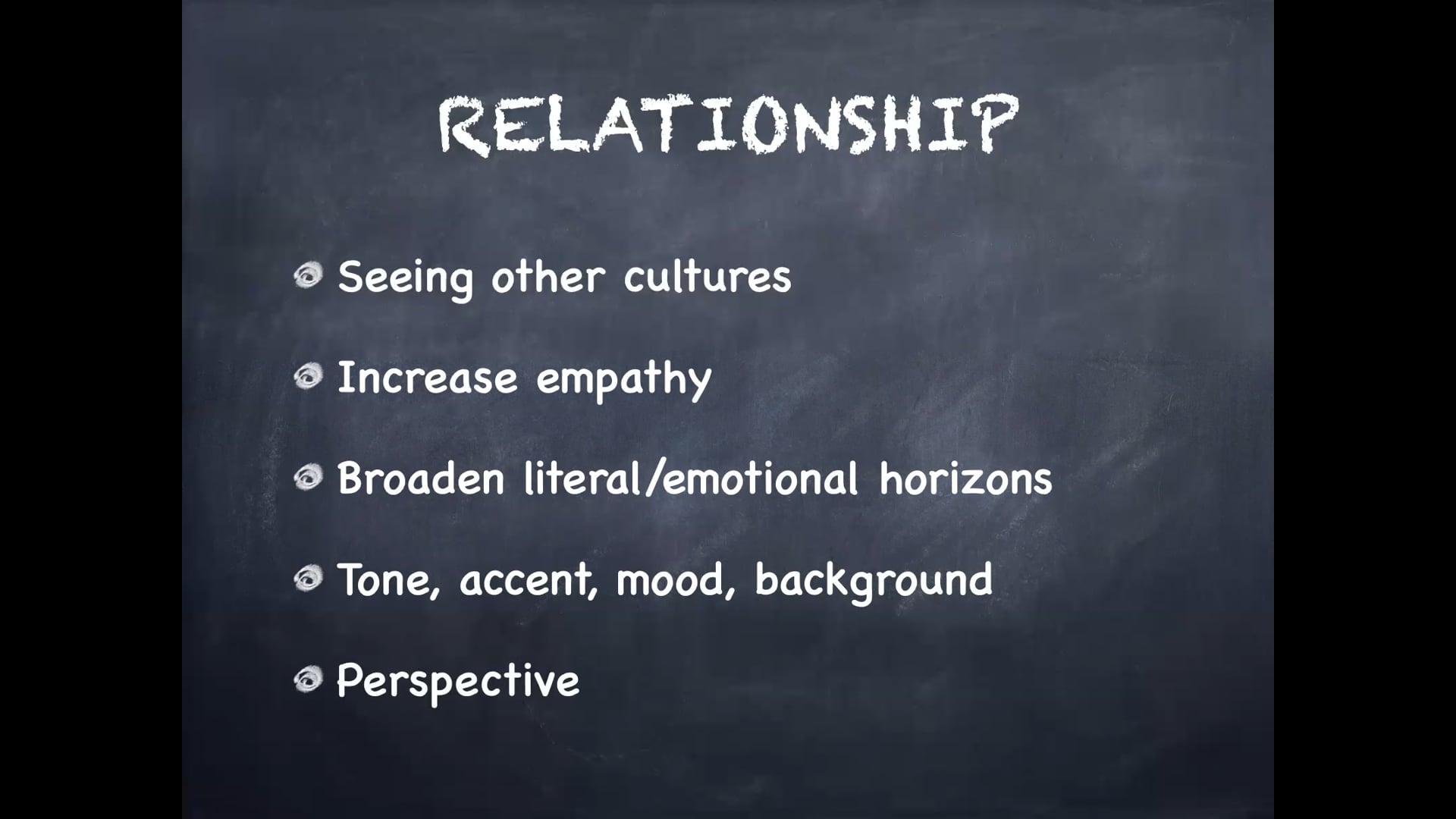 Why Learn Spanish ... Relationship