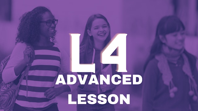 Juniors Lesson 04 Advanced