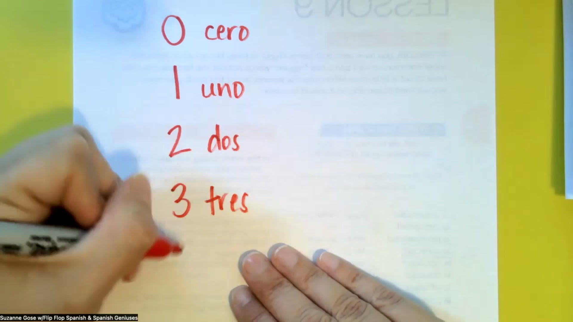 Lazy Spanish Lesson 9 NUMBERS