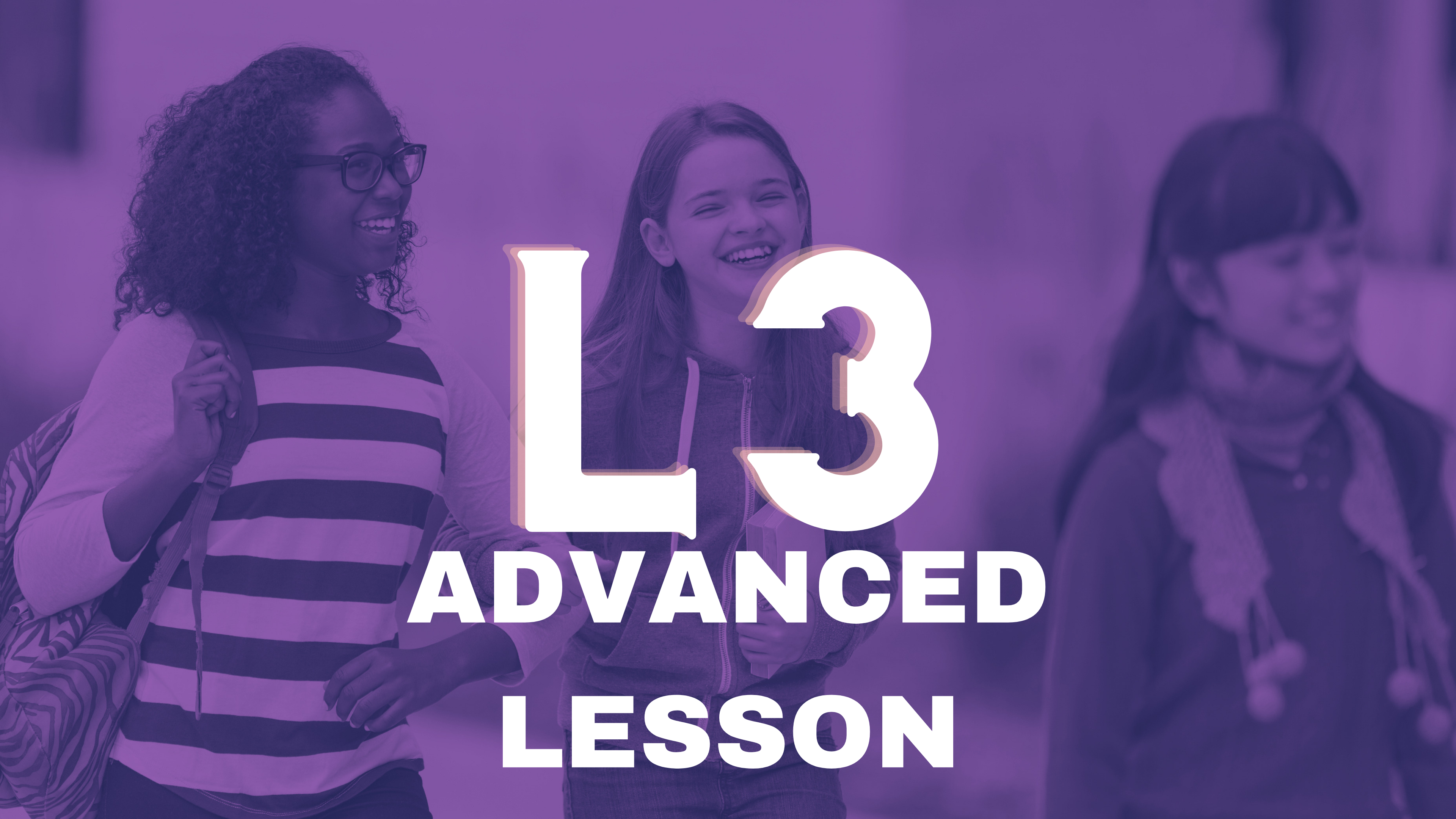 Juniors Lesson 03 Advanced