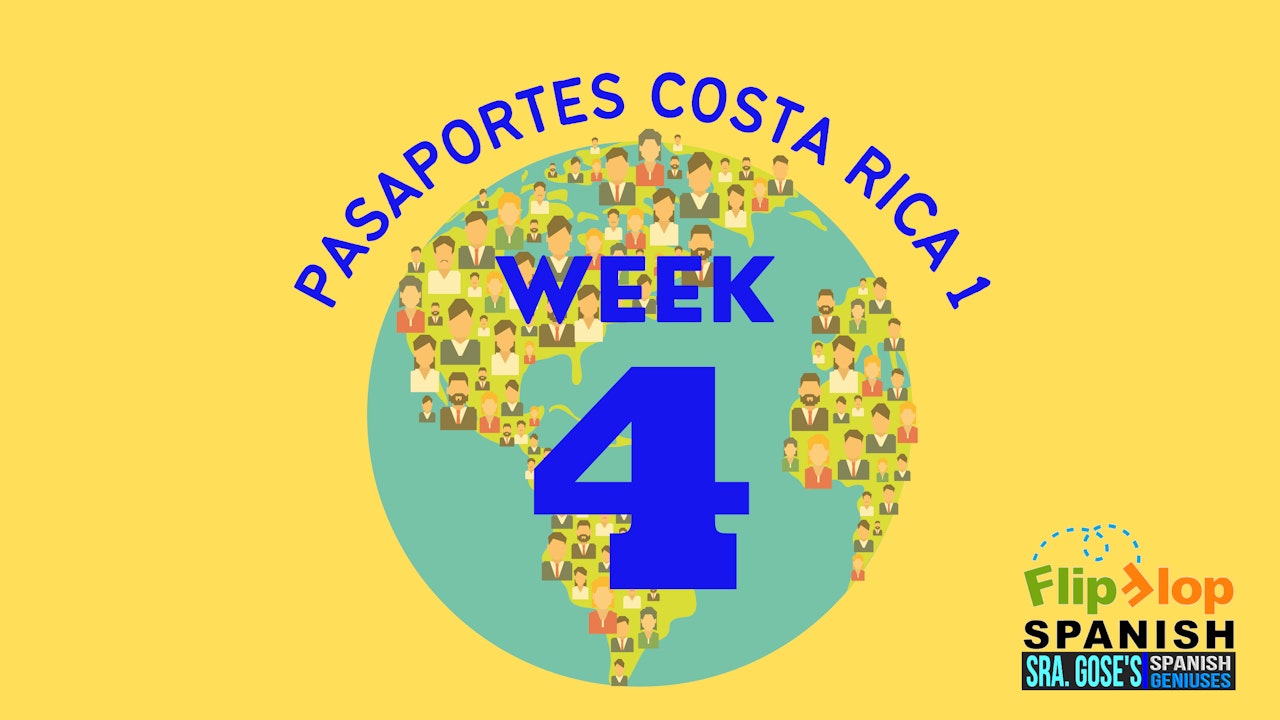 Spanish Geniuses Juniors: Pasaportes Week 4