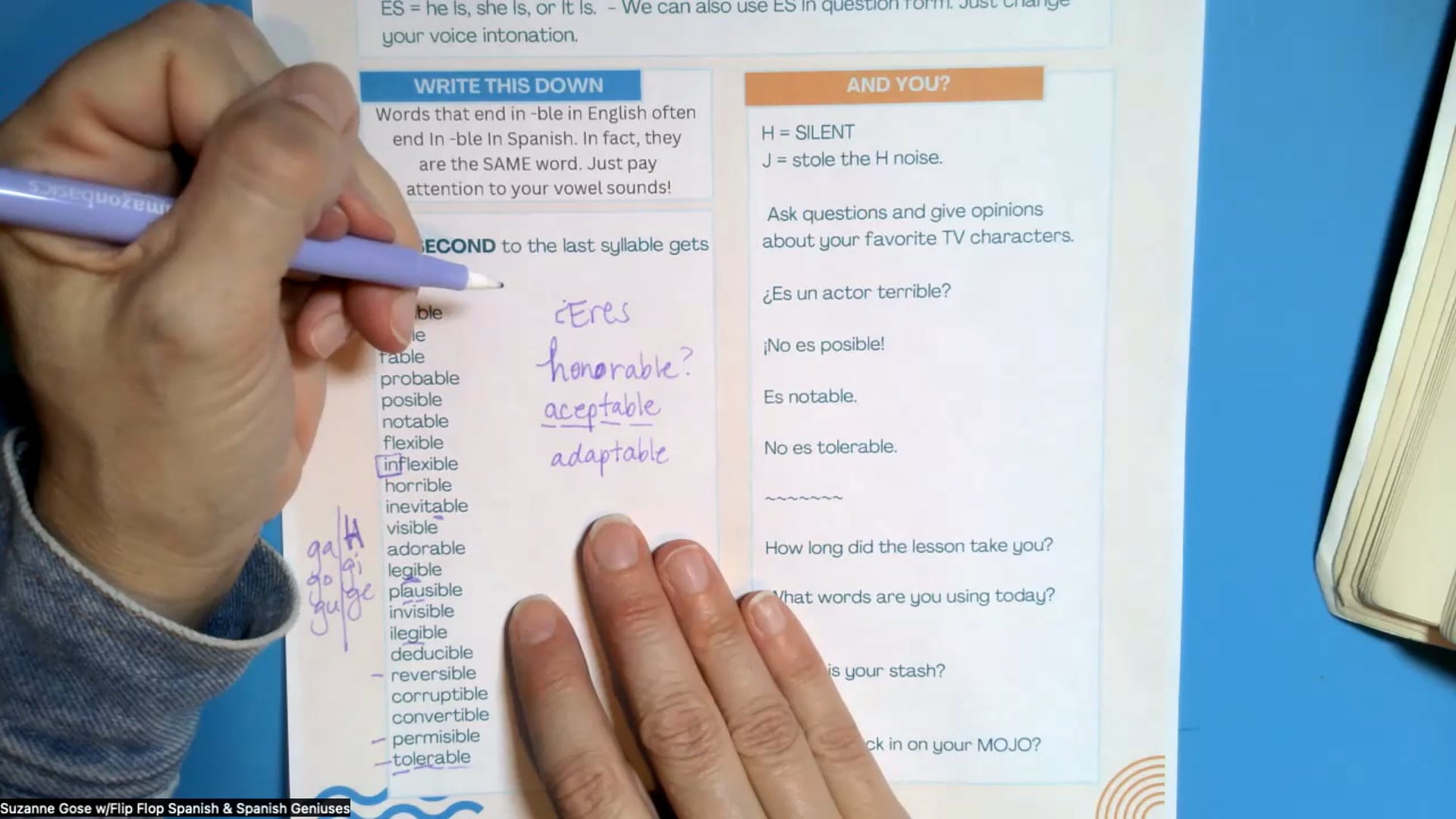 Lazy Spanish Lesson 3