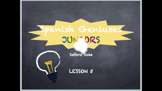 SGSG Juniors Lesson 05