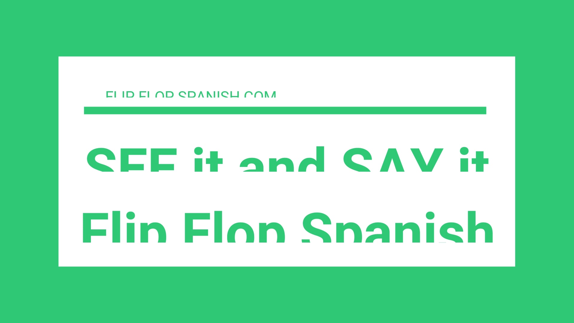 The Extras: See it and Say it FFS Demo