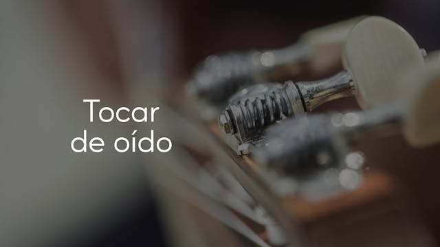 ☑Tocar de oído