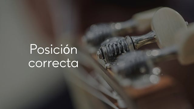 ☑Posición correcta