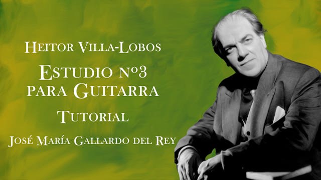 ☑Estudio nº3 Heitor Villalobos - Tuto...