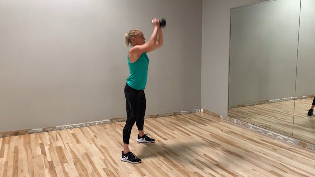 Swing to Squat Hop