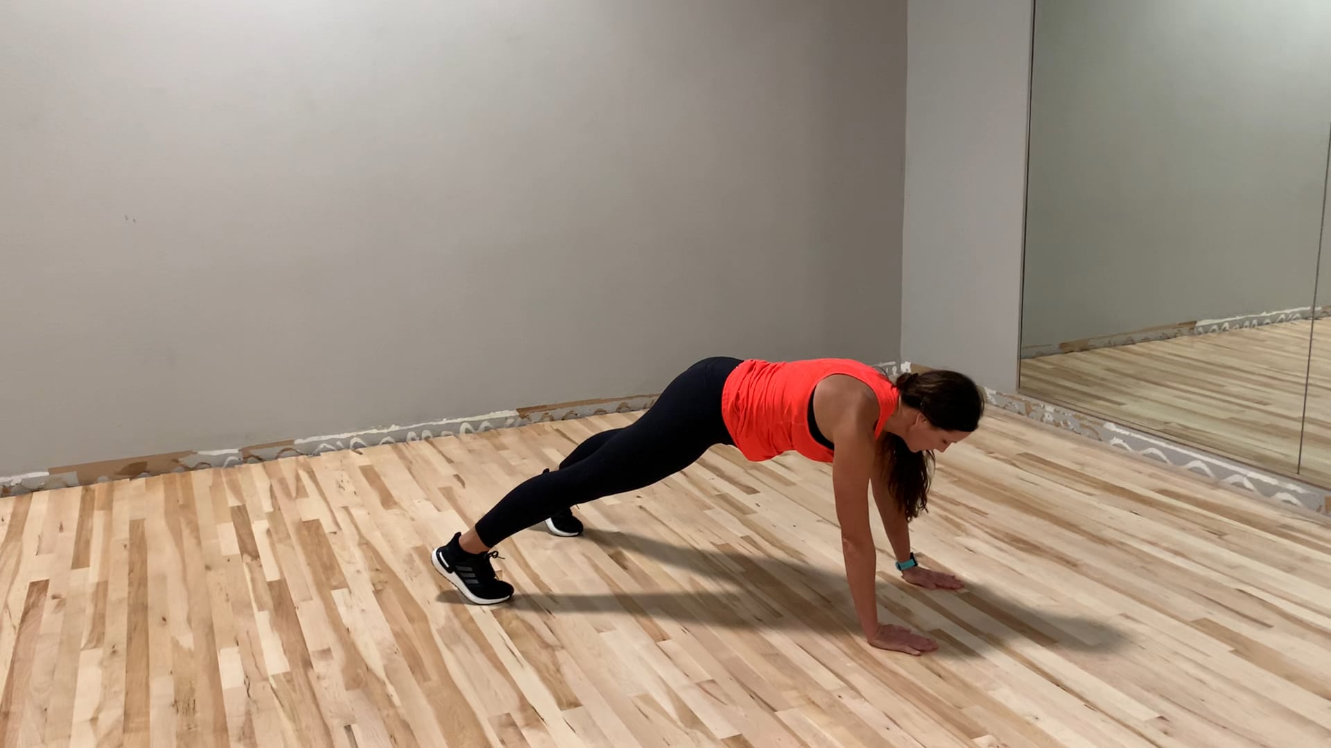 Jack plank to alt single arm reach