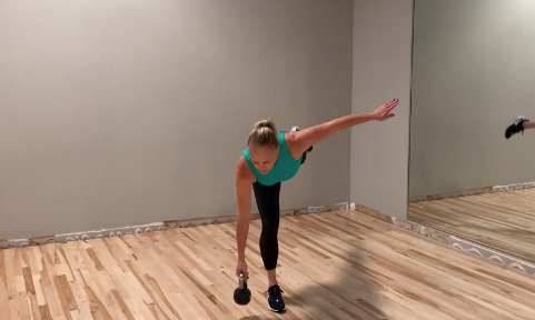 Lunge Pass to Deadlift