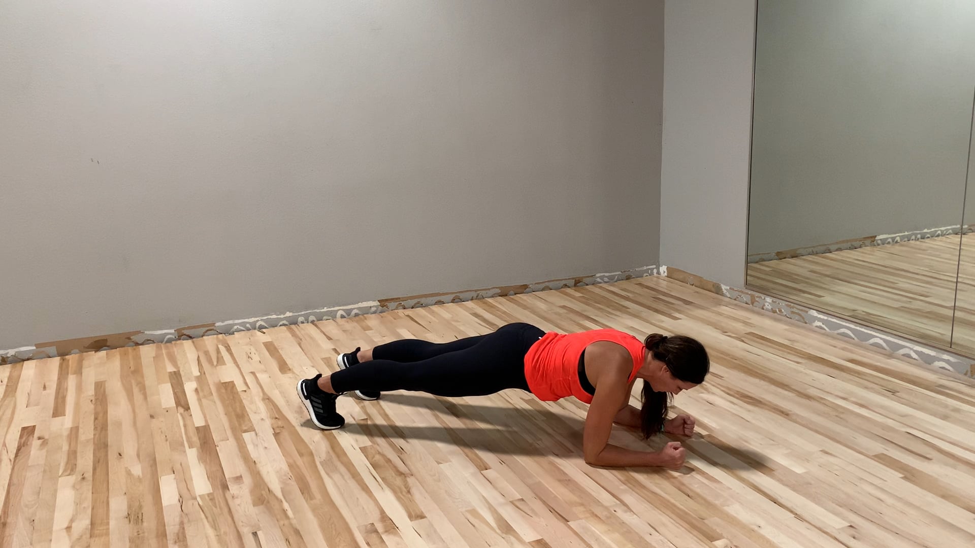 Elbow plank dip lift and lower 