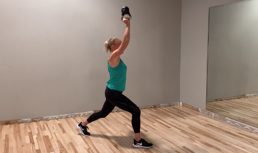 Balance Press w/Lunge