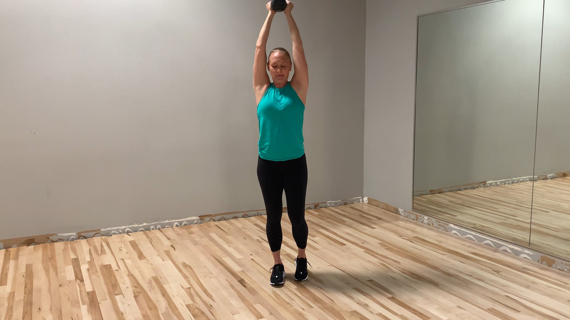 Triceps Press to Hinged Deadlift