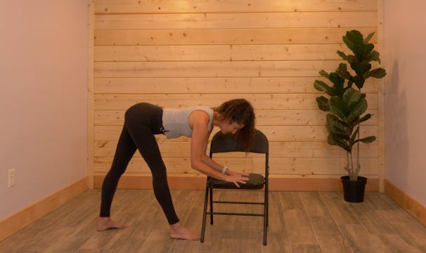 Chair Yoga (12 Min) - Steph Young