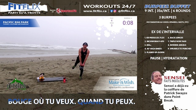 WOD 026 | FITFLIX.CA PARTI SU'A TROTTE | PACIFIQUE, C-B