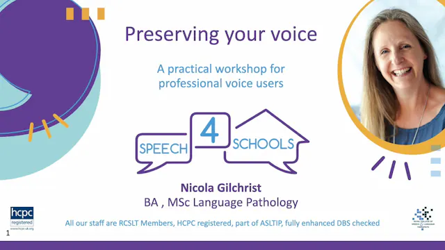 Preserving Your Voice