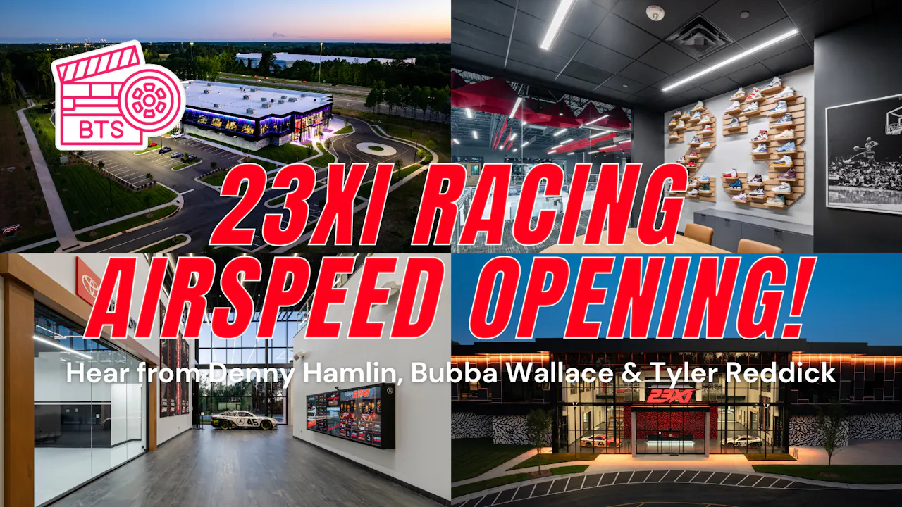 BTS: 23XI Racing opens Airspeed for the first time! | Hear from all the ...