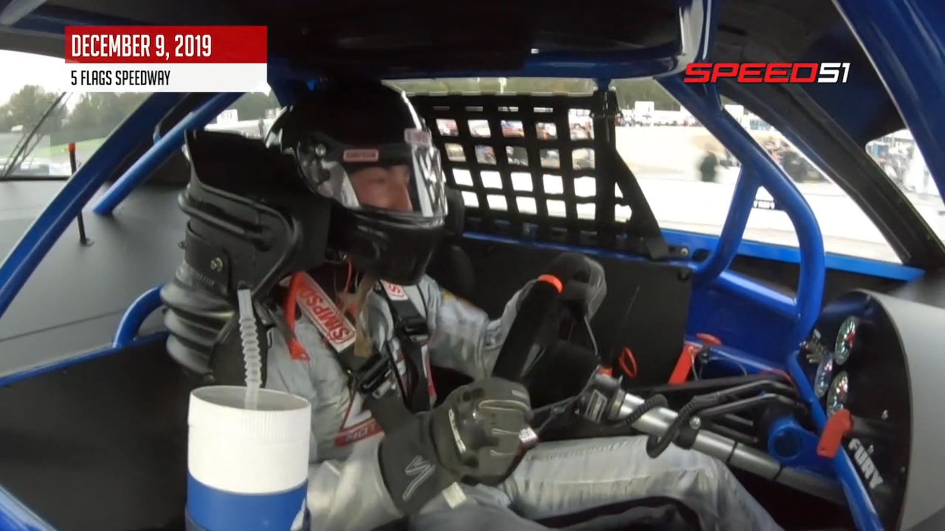 Derek Griffith, Snowball Derby at Five Flags - On Board - Dec. 9, 2019 