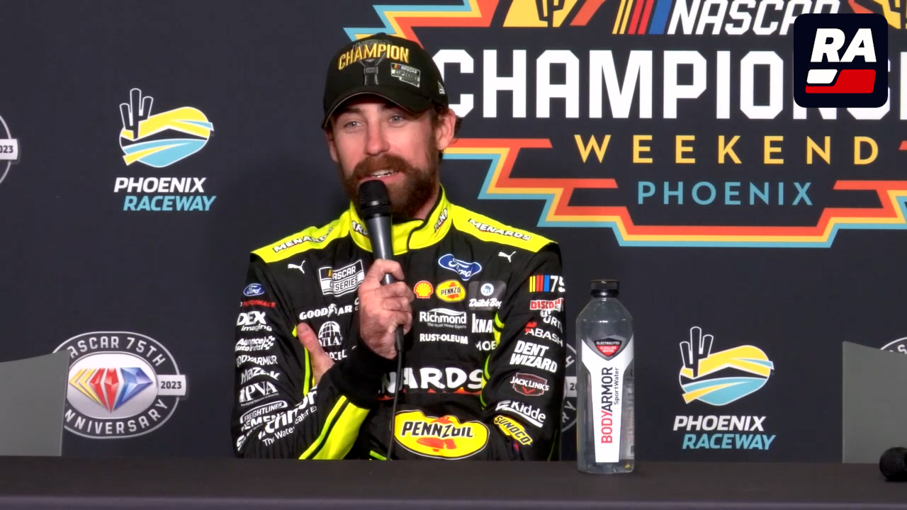 Ryan Blaney Post-Race Press Conference NASCAR Cup Series Championship Race