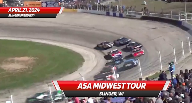 Highlights - ASA Midwest Tour at Slinger - 04.21.24