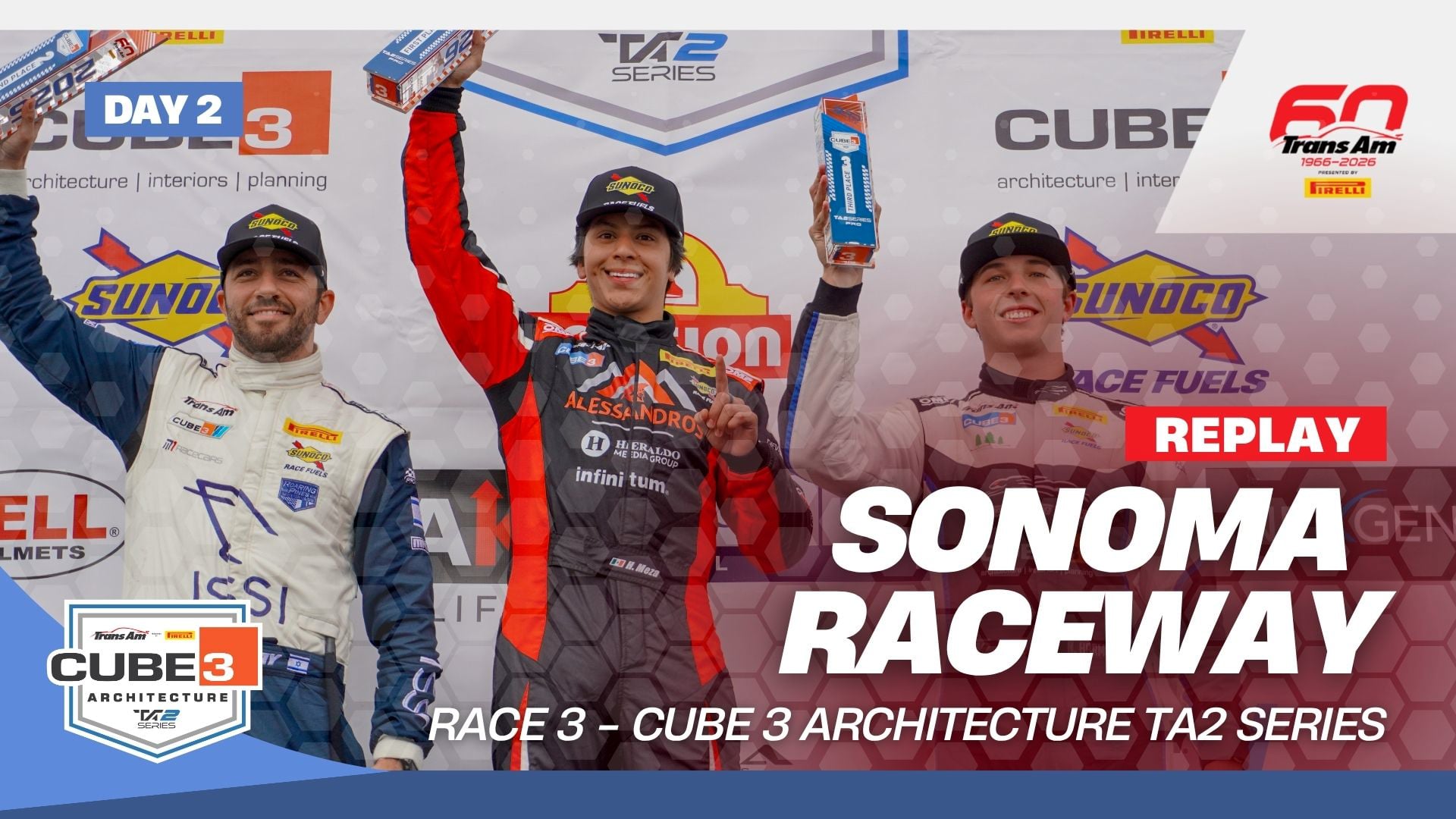 REPLAY - Trans Am CUBE 3 Architecture TA2 Series Day 2 at Sonoma (CA) - 4.26.26