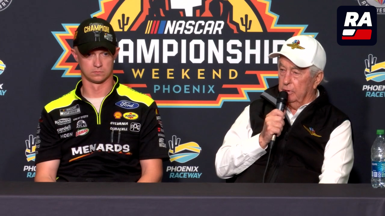 Roger Penske-Jonathan Hassler Post-Race Press Conference NASCAR Championship