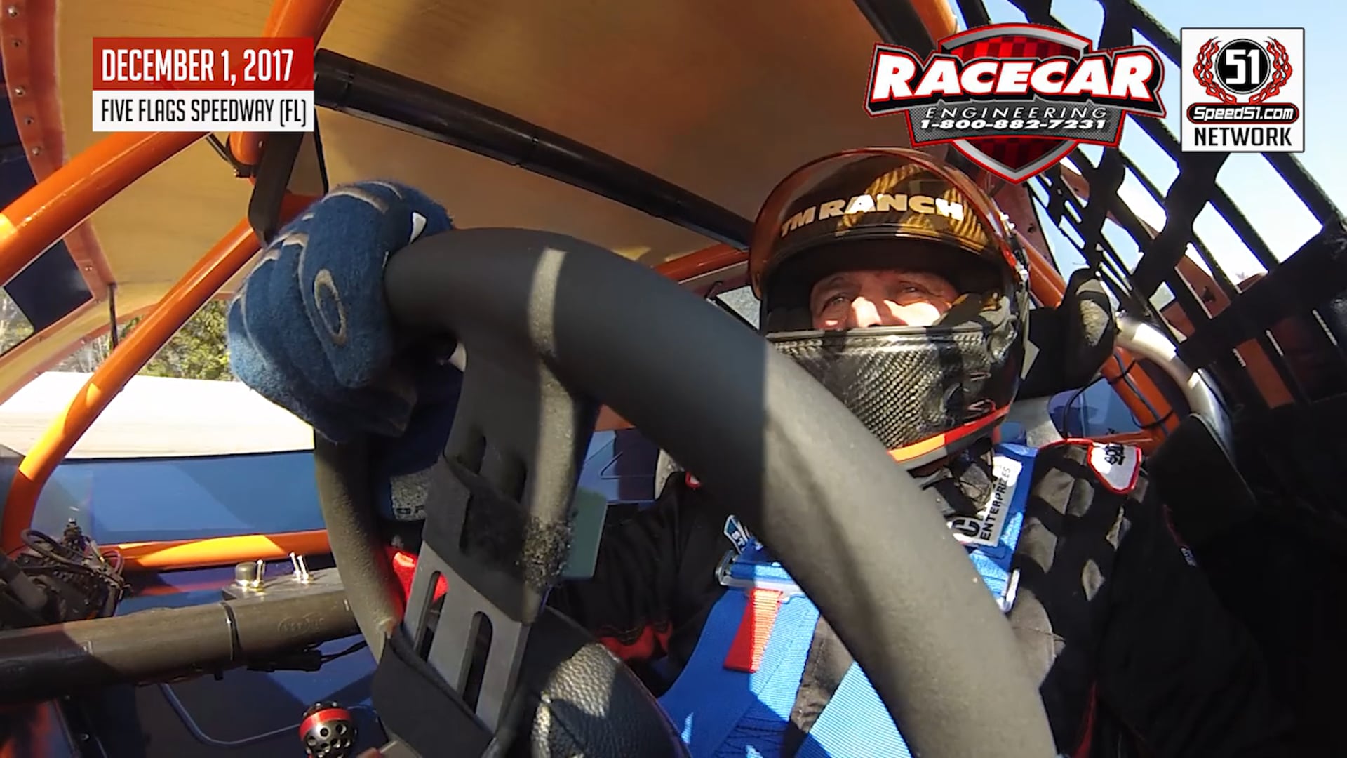 2017 Snowball Derby - Five Flags - David Rogers - On-Board - Friday Practice
