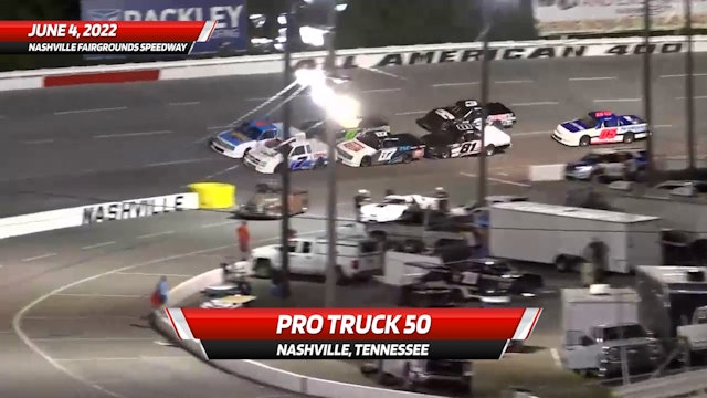 Highlights - Pro Truck 50 at Nashville Fairgrounds Speedway - 6.4.22