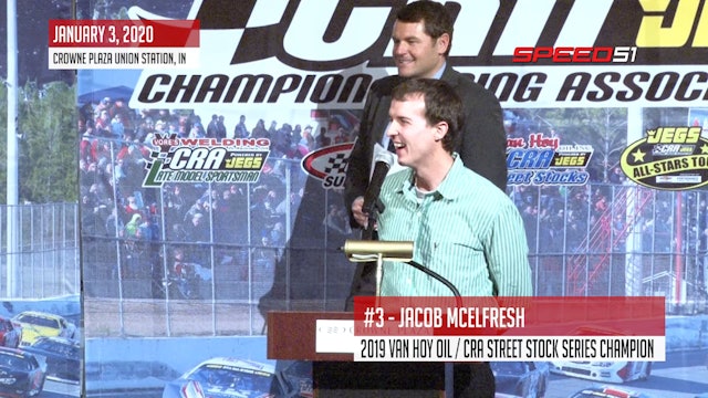 Jacob Mcelfresh at the CRA Banquet - Jan. 3, 2020