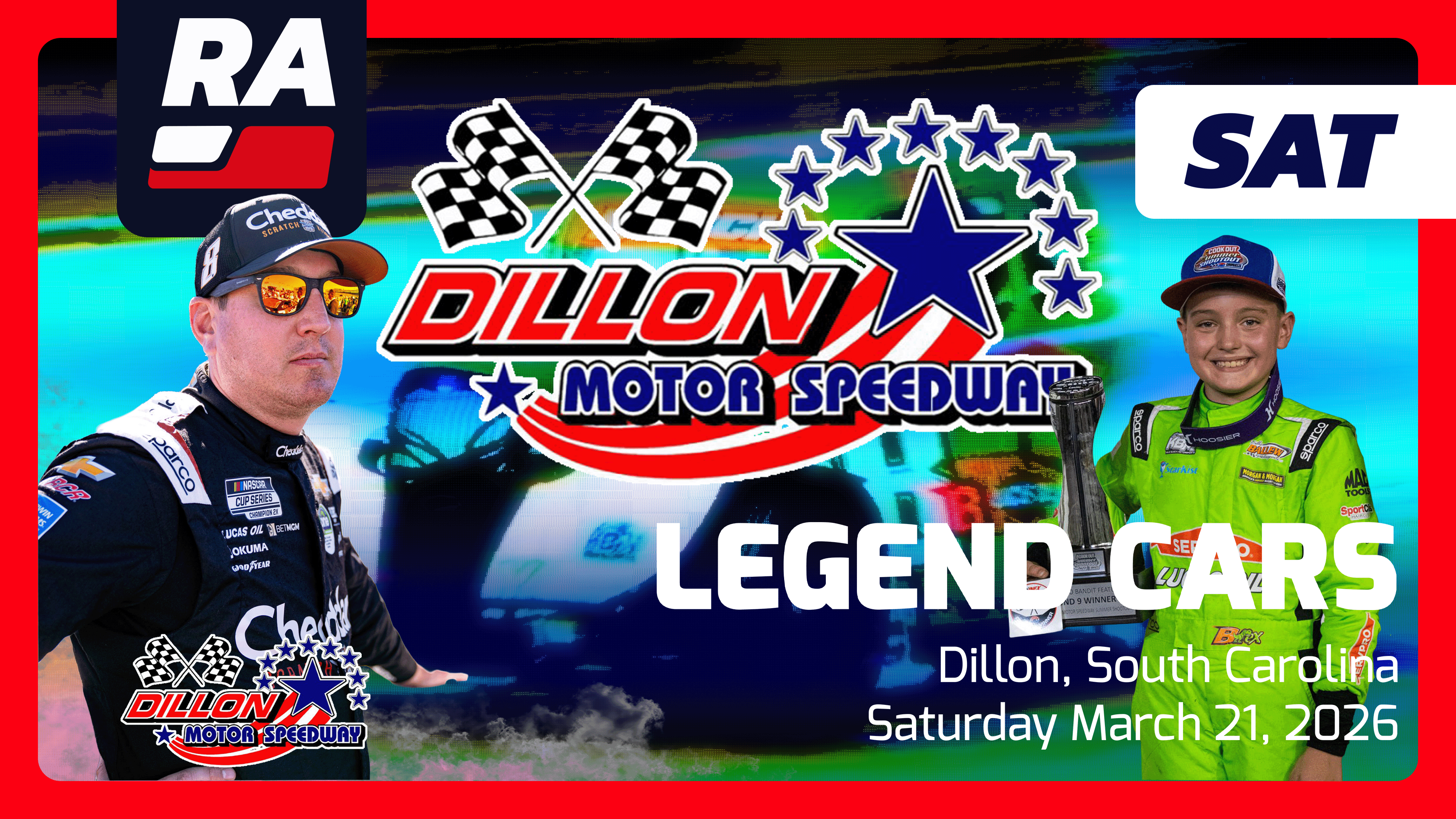 REPLAY - Legends with Kyle and Brexton Busch at Dillon (SC) - 3.21.26