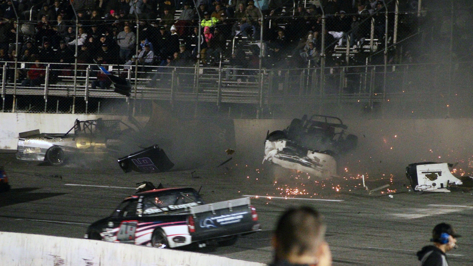 Pro Truck Incident at Five Flags Speedway - 12.2.21