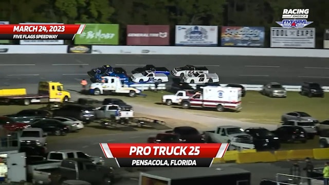 Highlights - Pro Truck 25 at Five Flags Speedway - 3.24.23