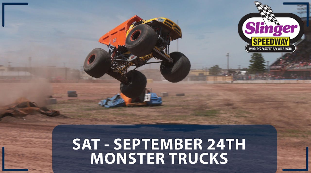 Replay Monster Truck Throwdown at Slinger 9.24.22 Racing America
