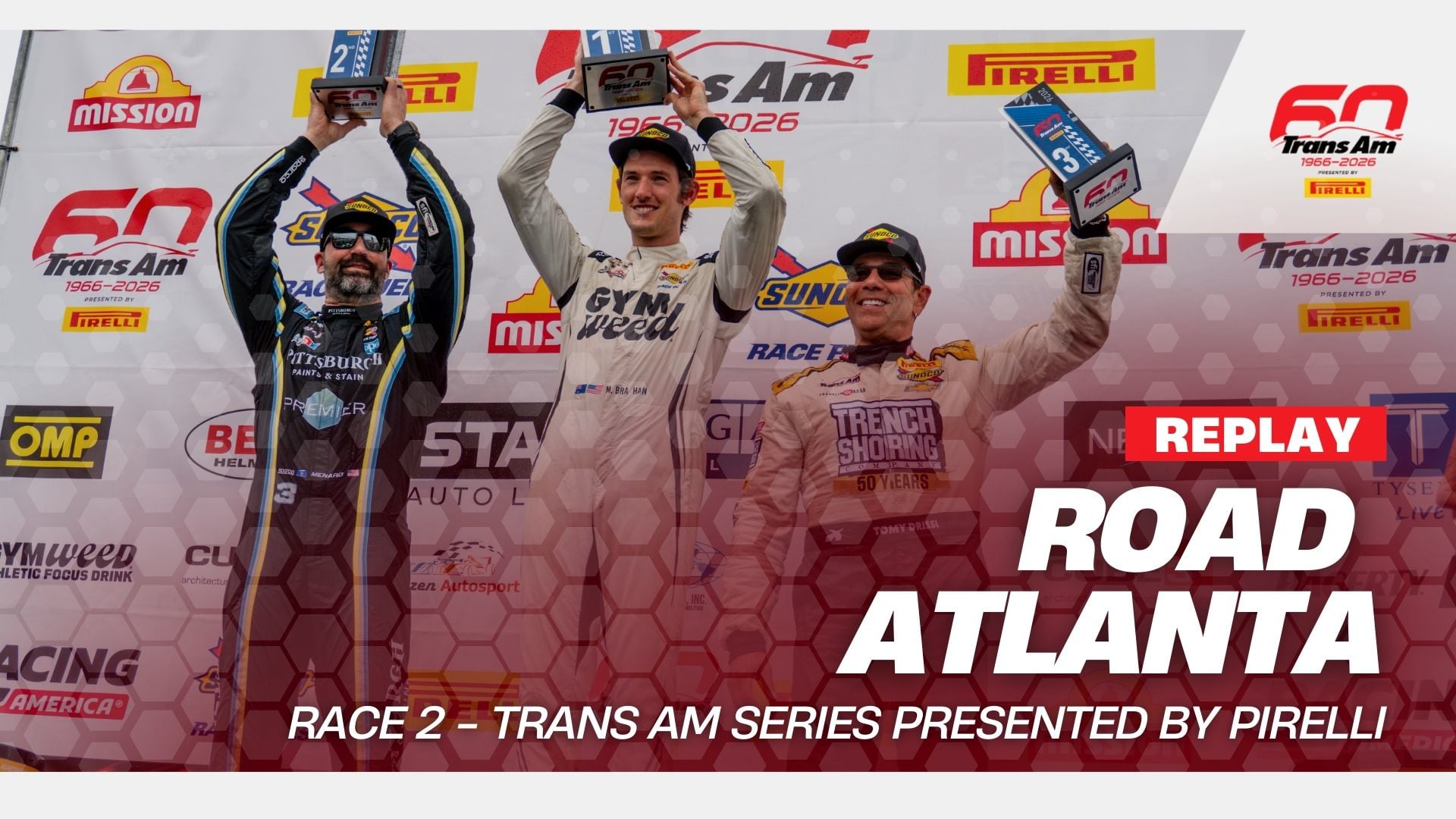 REPLAY - Trans Am TA Series at Road Atlanta (GA) - 3.15.26