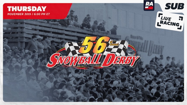 Replay - Snowball Derby Thursday at 5 Flags (FL) - 11.30.23