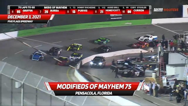 Modifieds of Mayhem 75 at the Snowbal...