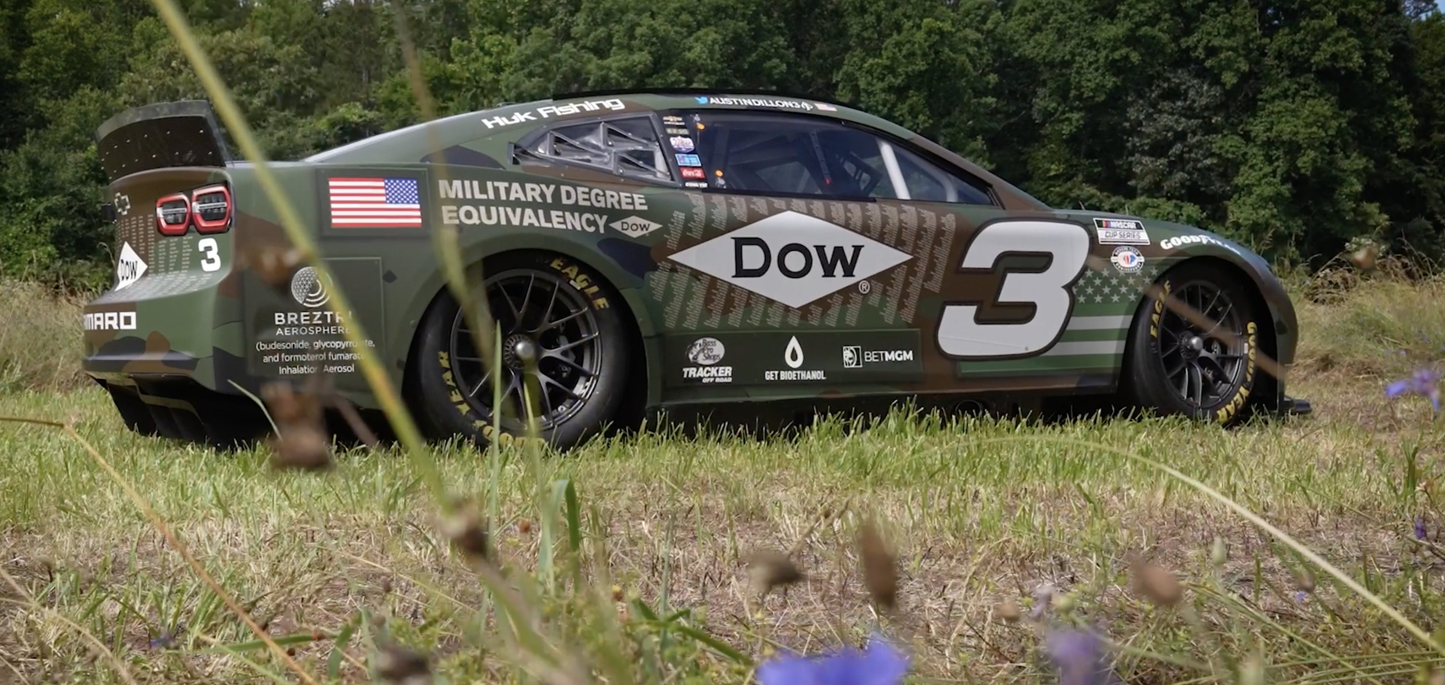 DOW Car Unveiled for Austin Dillon