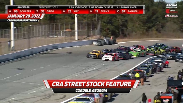 1.29.22 - Highlights - CRA Street Stocks at Crisp Motorsports Park